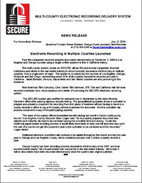Press Release - SECURE 1-10