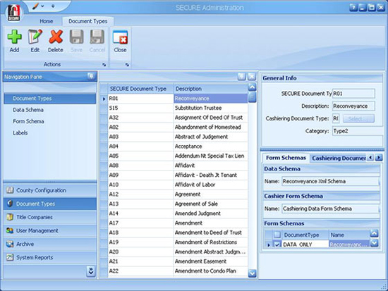 Screen - Administration 1